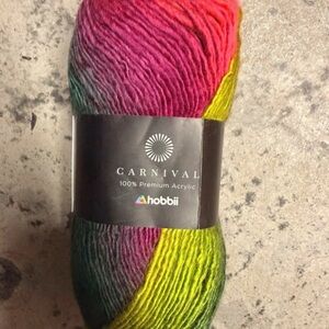Hobbii Carnival Gradient Acrylic Yarn - Multicolor-Color 01